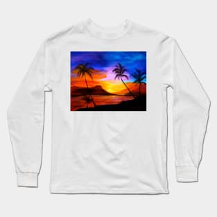 Hawaiian Sunset Long Sleeve T-Shirt